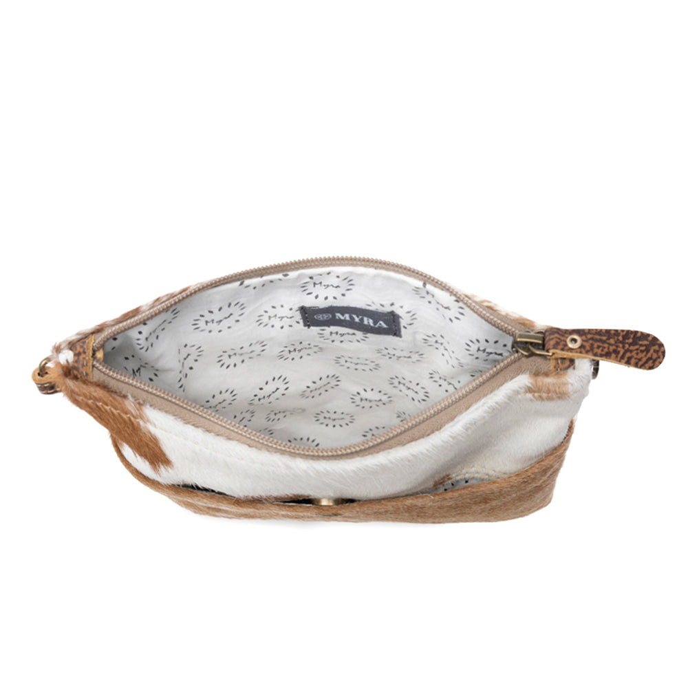 White & Cocoa Small And Cross Body Bag