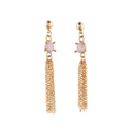 Netted Fall Drop Earrings