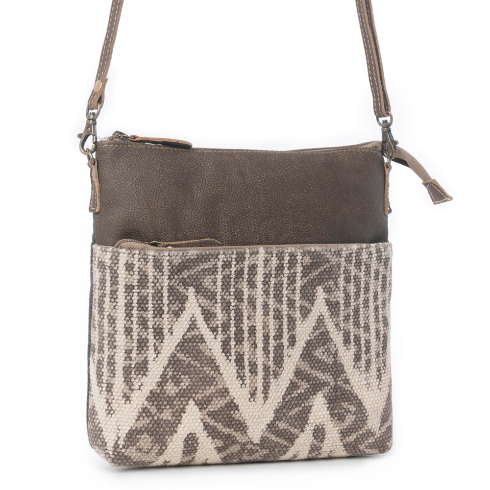 Coffee Canvas Small & Crossbody Bag