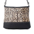 ANTIQUATED  LEATHER AND HAIRON BAG