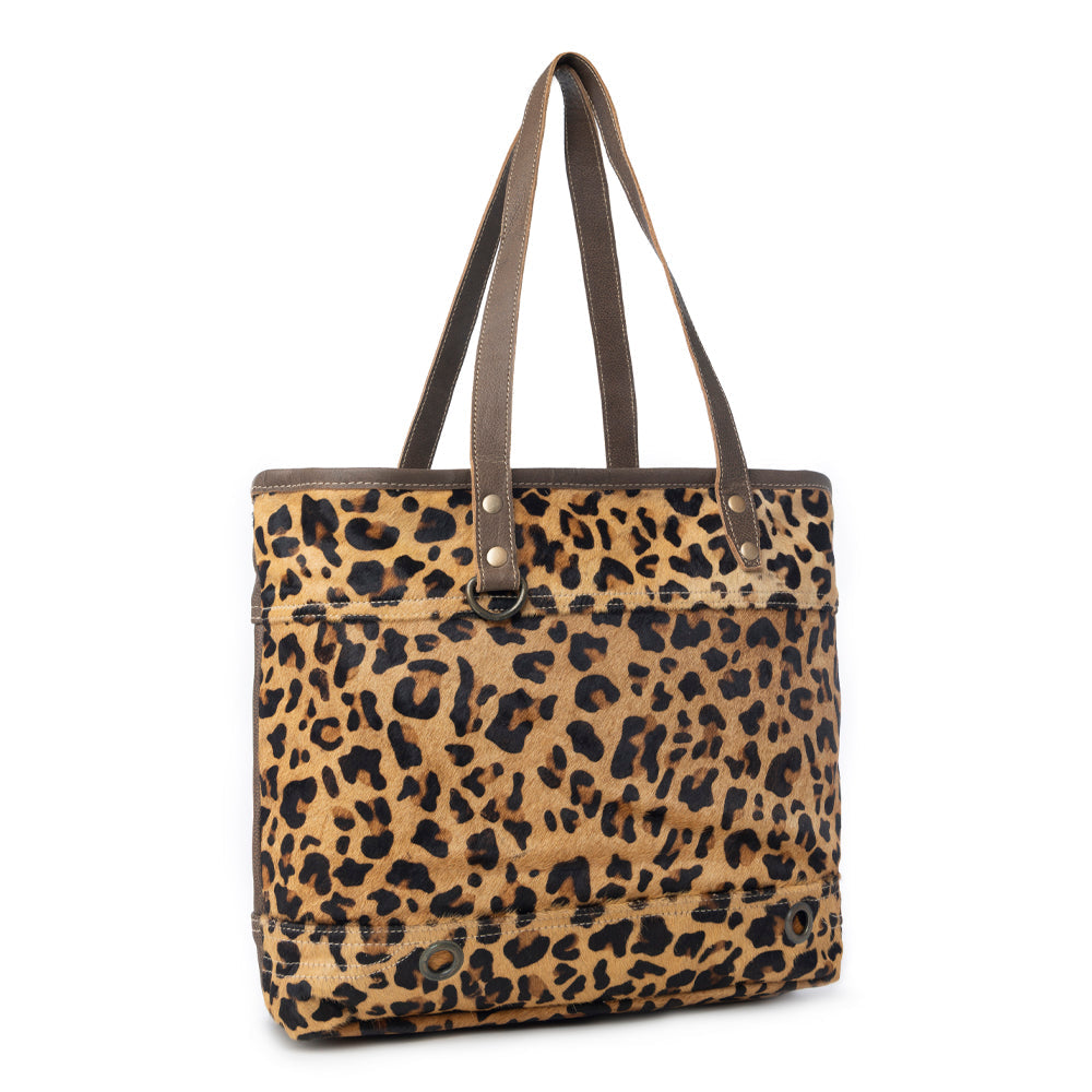 CLINCH  LEATHER AND HAIRON BAG