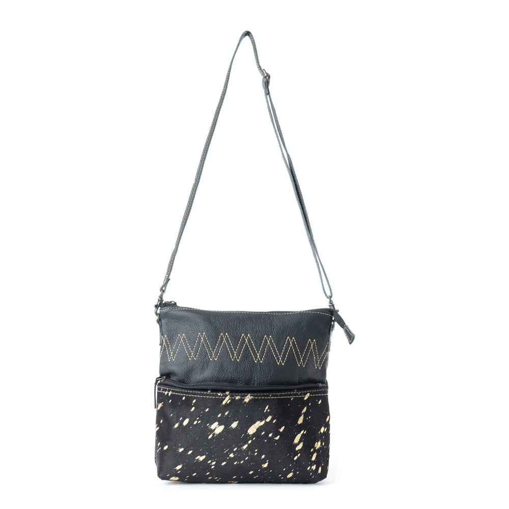 COMPOSE LEATHER AND HAIRON BAG