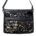 MODERN  LEATHER AND HAIRON BAG