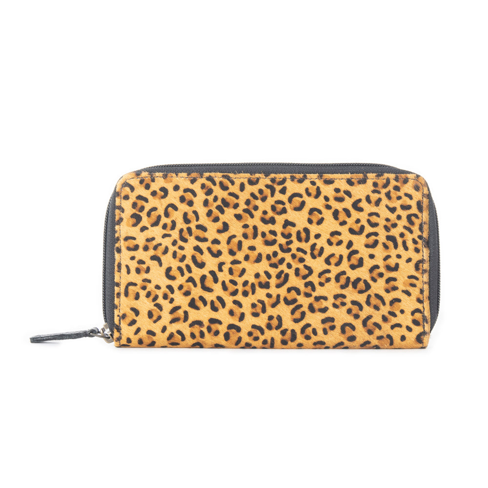 LEO'S FAVOURITE LEATHER AND HAIRON WALLET