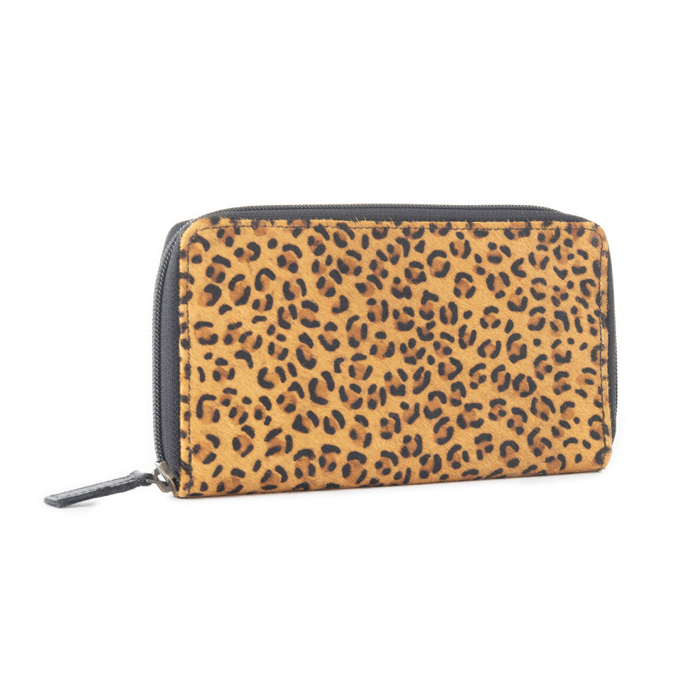 LEO'S FAVOURITE LEATHER AND HAIRON WALLET