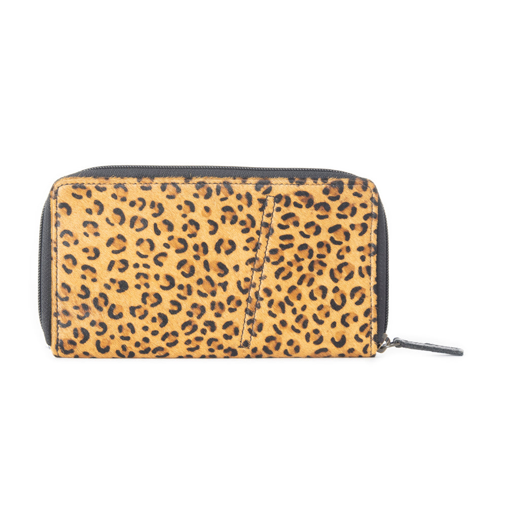 LEO'S FAVOURITE LEATHER AND HAIRON WALLET