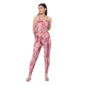 Pink Tinted Strappy Jumpsuit