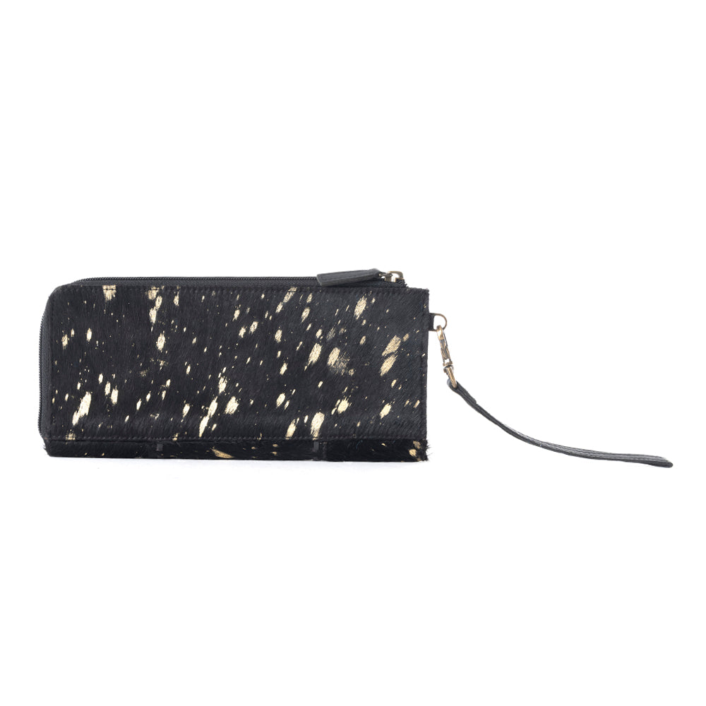 GILTED BLACK  WALLET