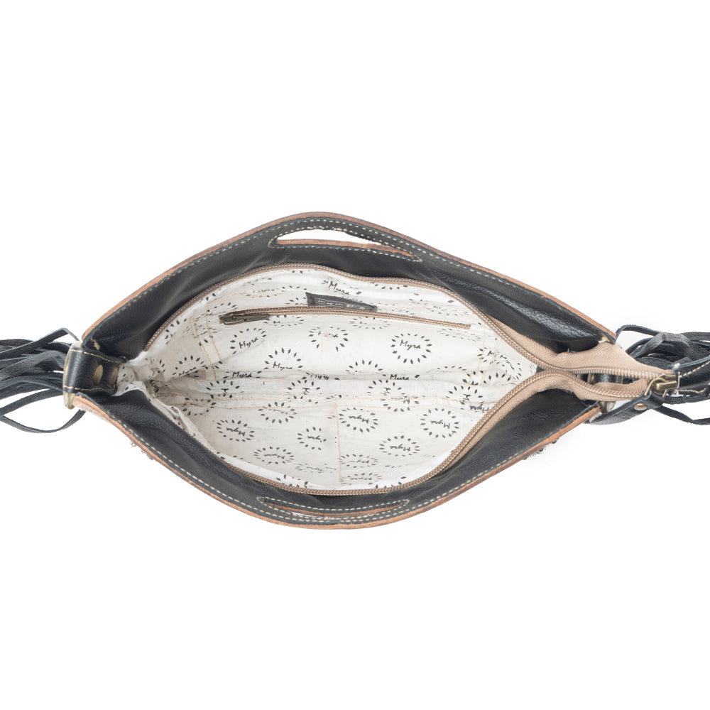 Rubious  Hand-Tooled Bag