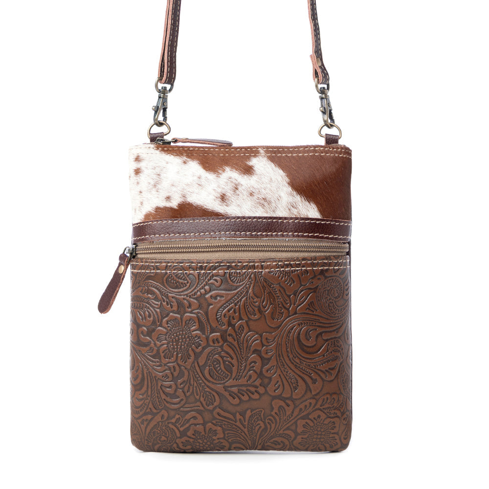 Tangled Vine Leather & Hairon Bag