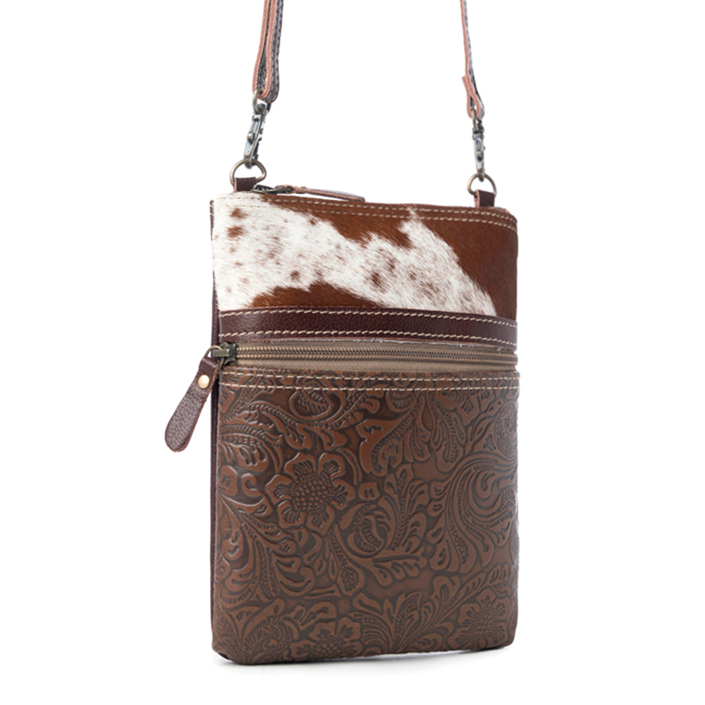 Tangled Vine Leather & Hairon Bag