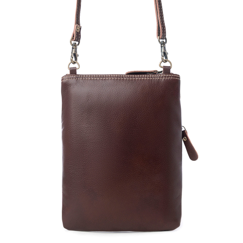 Tangled Vine Leather & Hairon Bag
