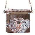 Azure Aesthetic Leather & Hairon Bag