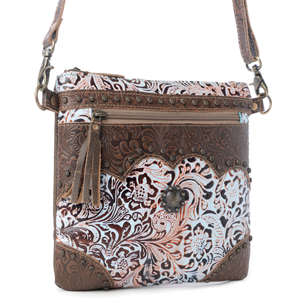 Azure Aesthetic Leather & Hairon Bag