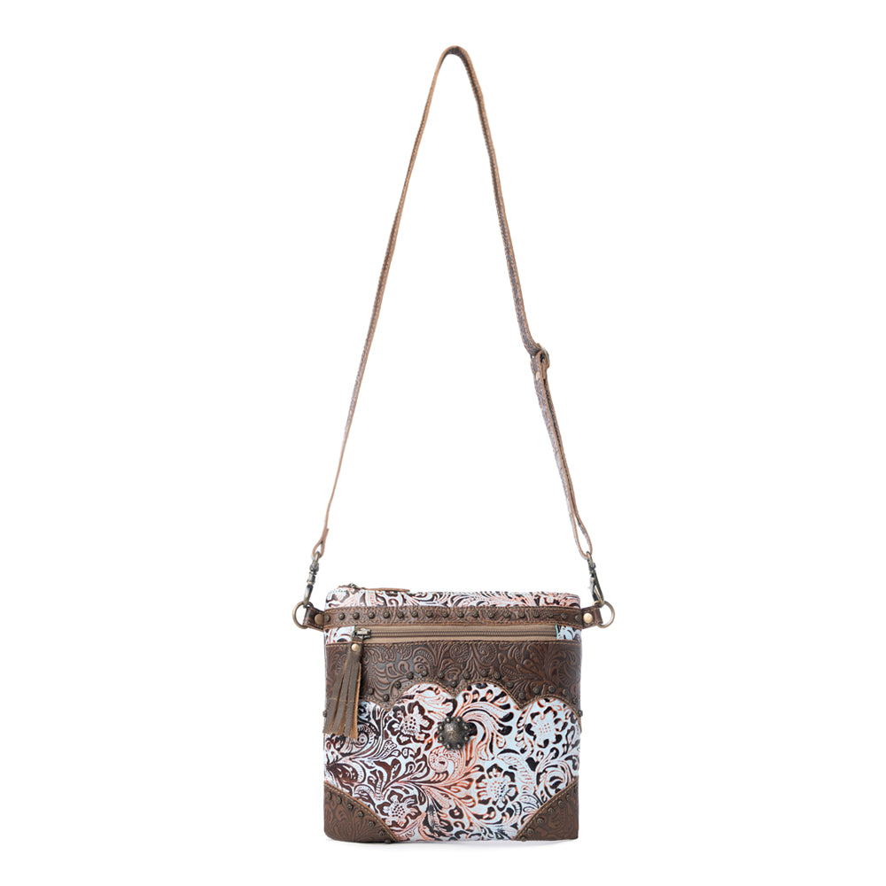 Azure Aesthetic Leather & Hairon Bag