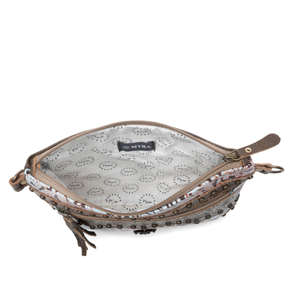 Azure Aesthetic Leather & Hairon Bag