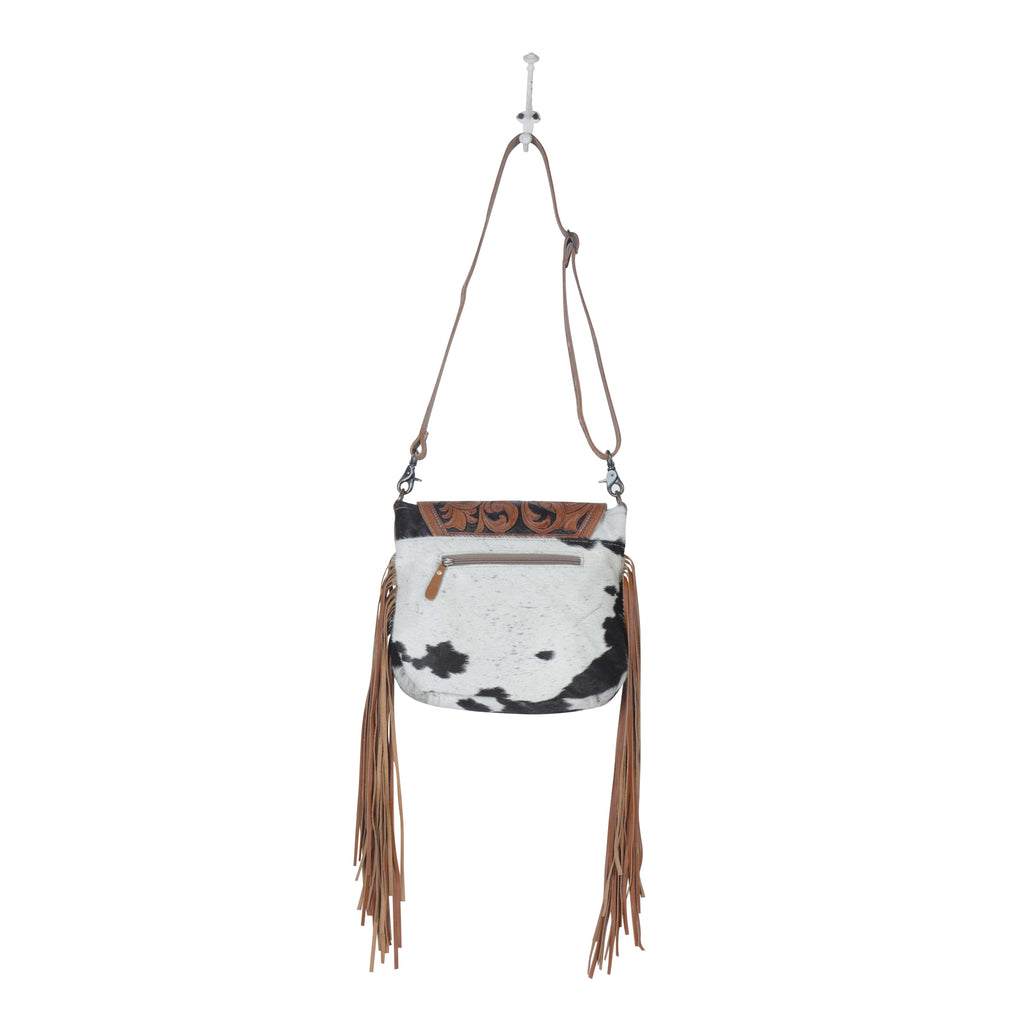 Brown Boughs  Hand-Tooled Bag