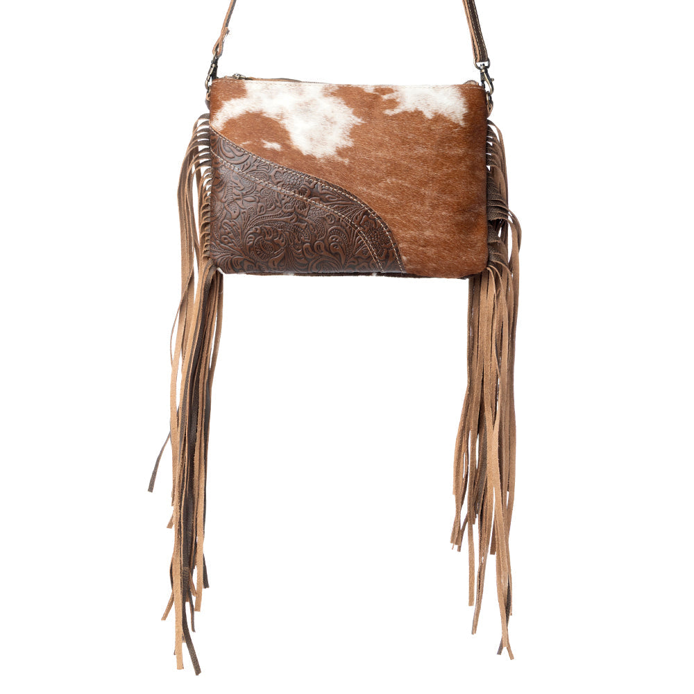 Fractional Leather & Hairon Bag