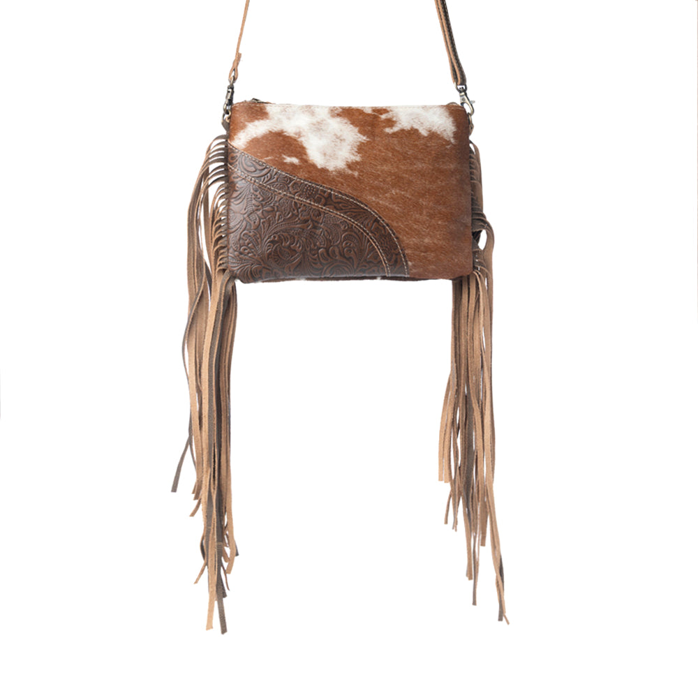 Fractional Leather & Hairon Bag
