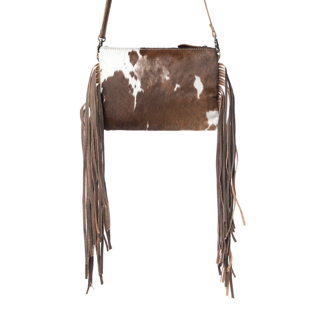 Fractional Leather & Hairon Bag
