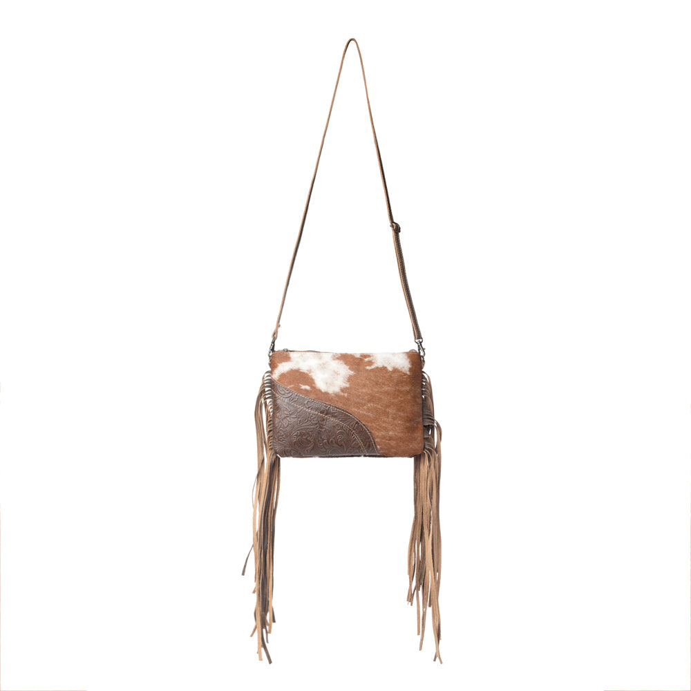 Fractional Leather & Hairon Bag