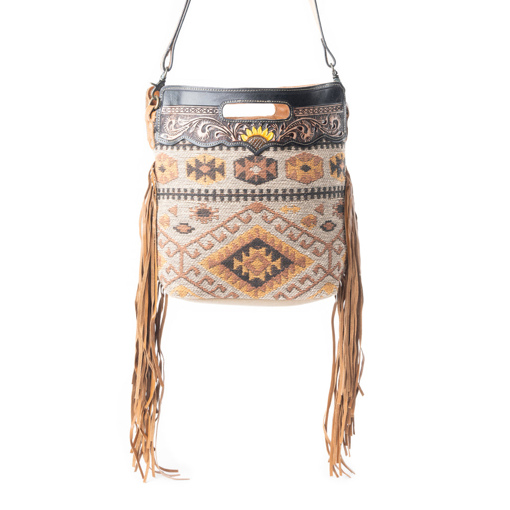 Helios Hand-Tooled Bag