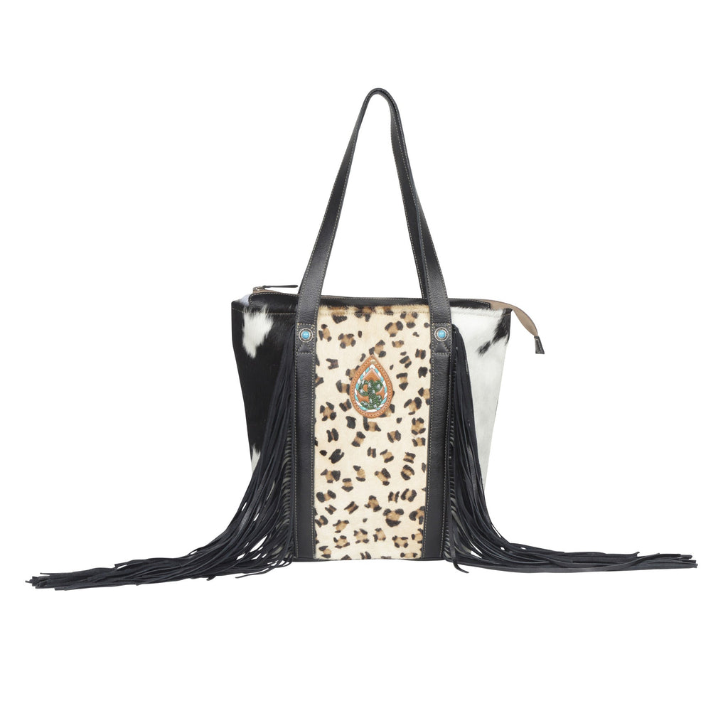 Vanilla Crème me Leather & Hairon Bag