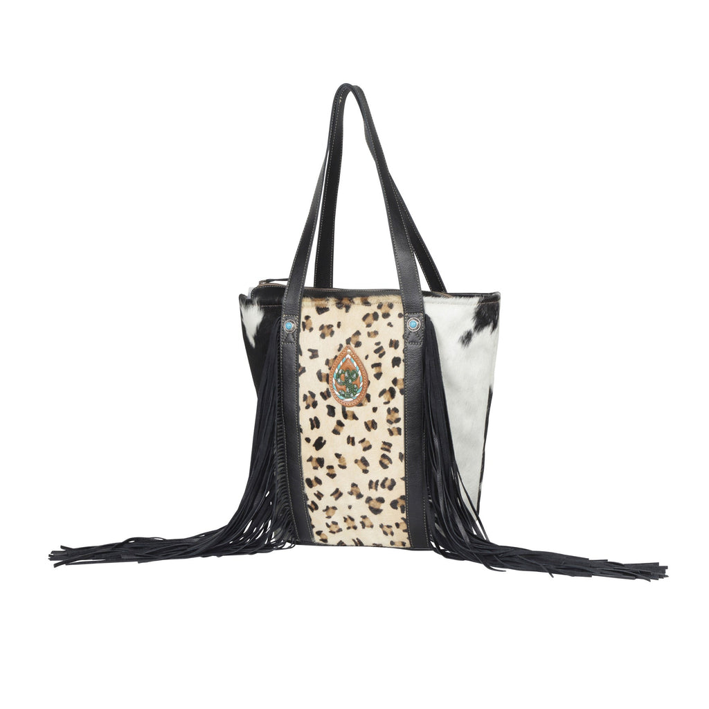 Vanilla Crème me Leather & Hairon Bag
