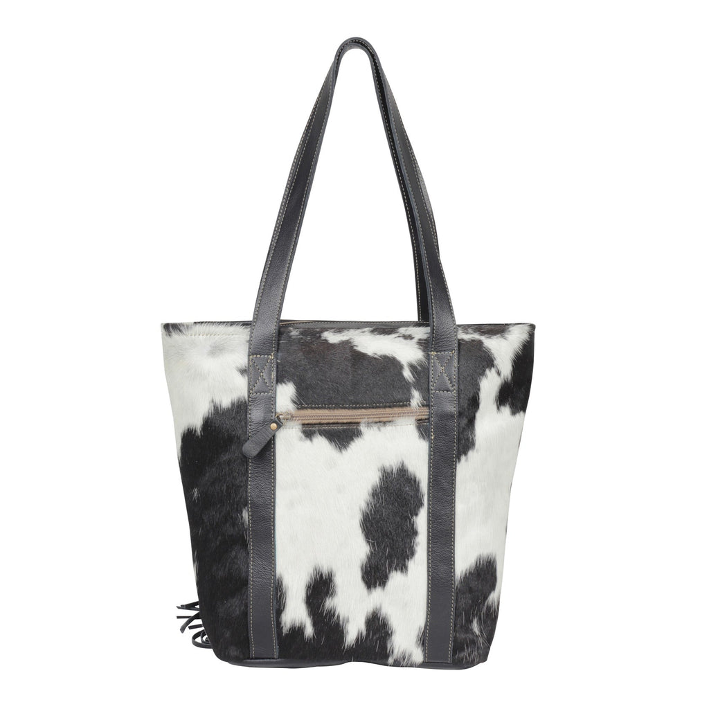 Vanilla Crème me Leather & Hairon Bag
