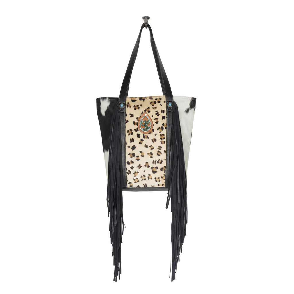 Vanilla Crème me Leather & Hairon Bag