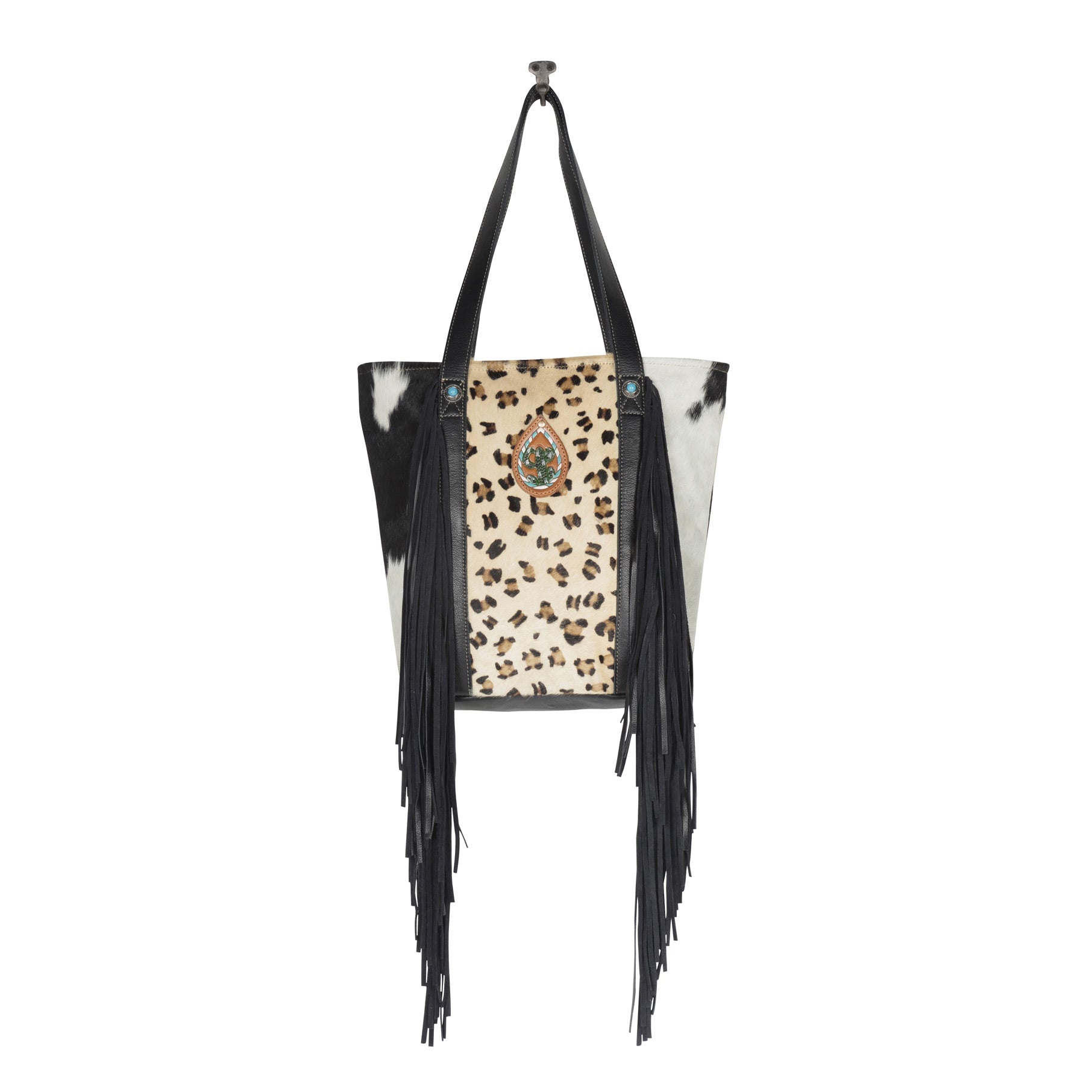 Vanilla Crème me Leather & Hairon Bag
