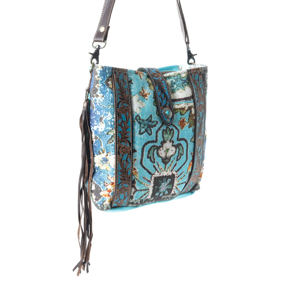 Cool Mantra Hand-Tooled Bag