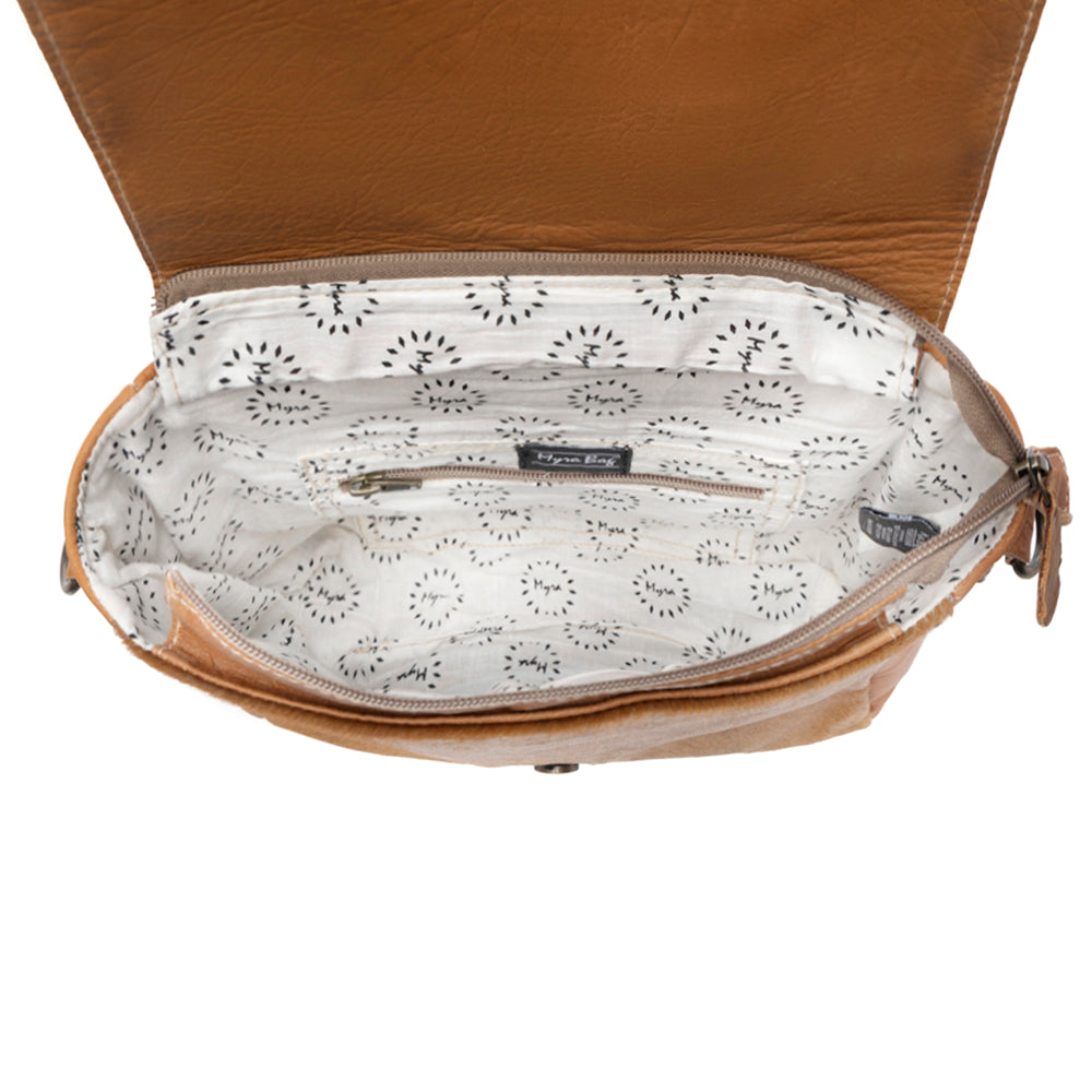 Vintage Hues Leather & Hairon Bag