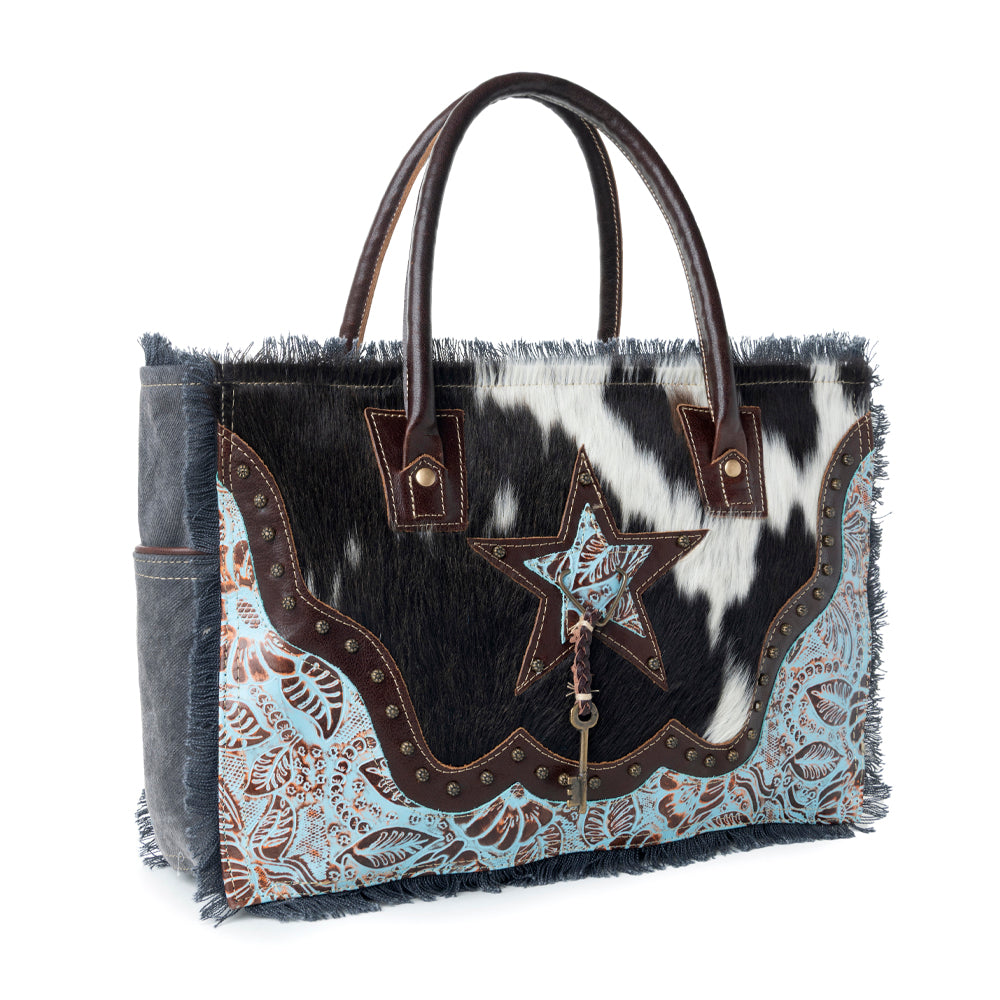 Articulate Canvas & Hairon Bag