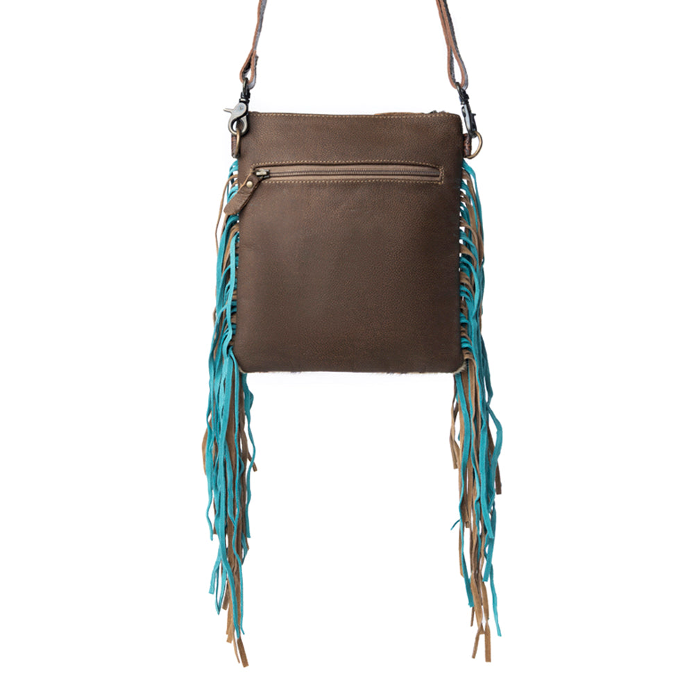 Earth prints Leather & Hairon Bag