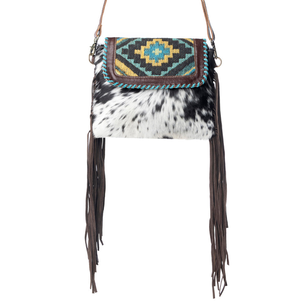 Wild West Boho Leather & Hairon Bag