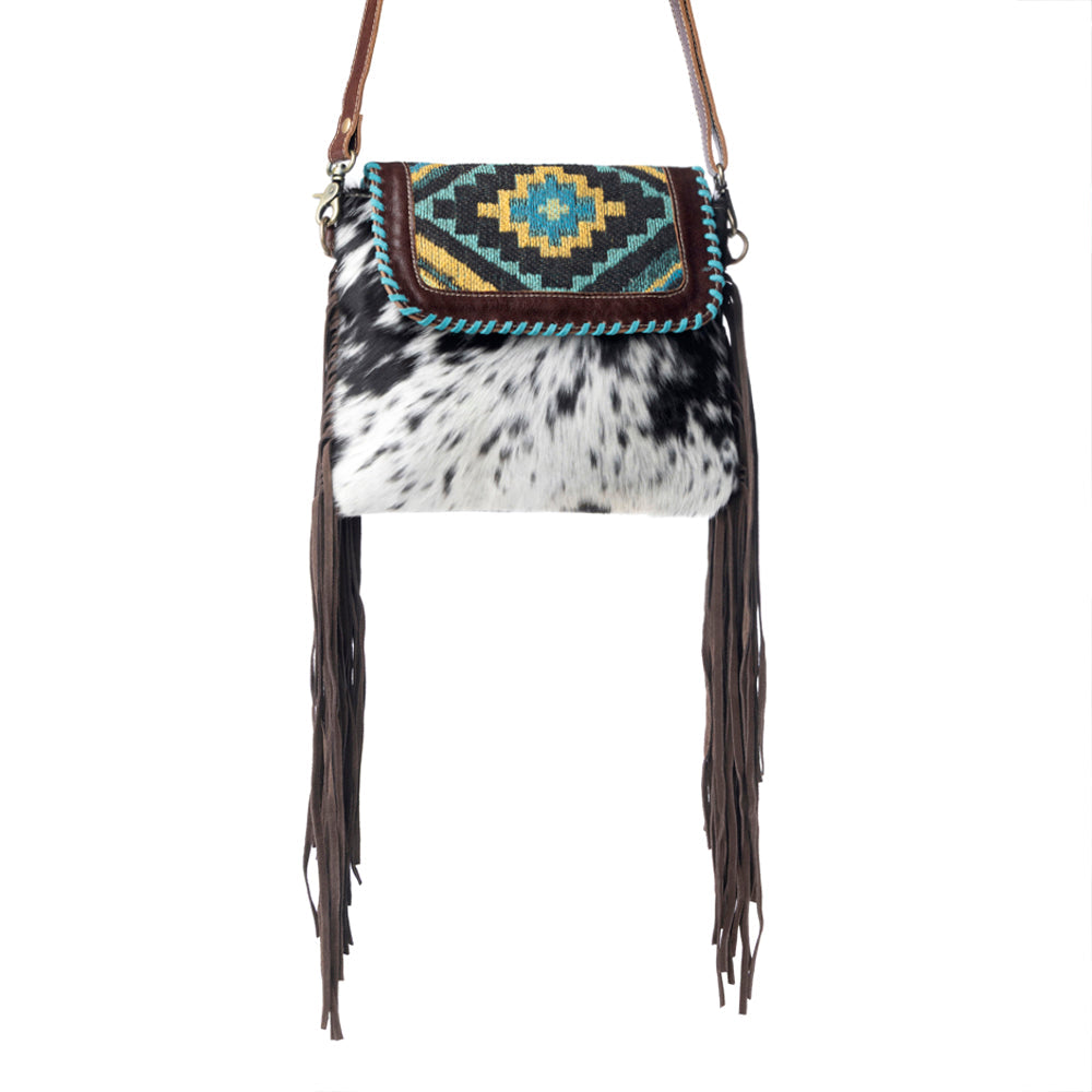 Wild West Boho Leather & Hairon Bag
