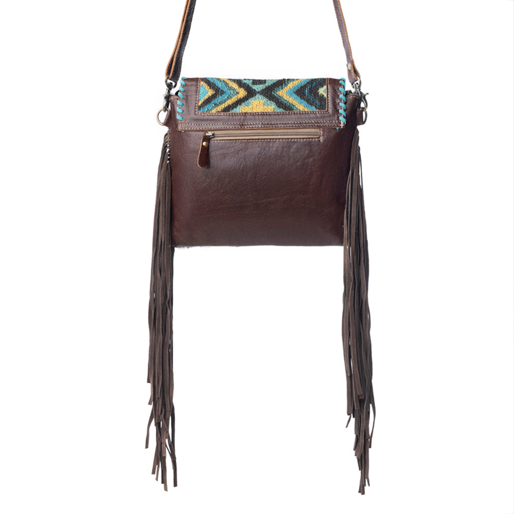 Wild West Boho Leather & Hairon Bag