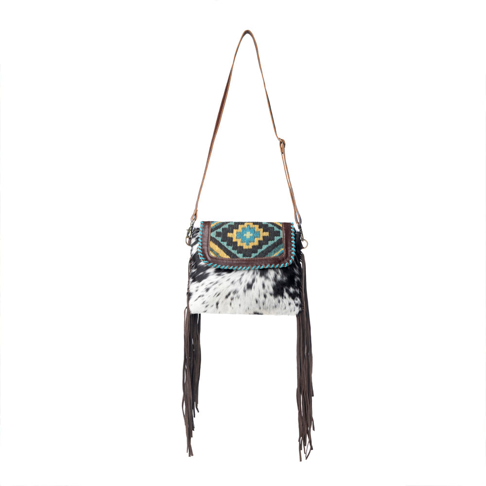 Wild West Boho Leather & Hairon Bag