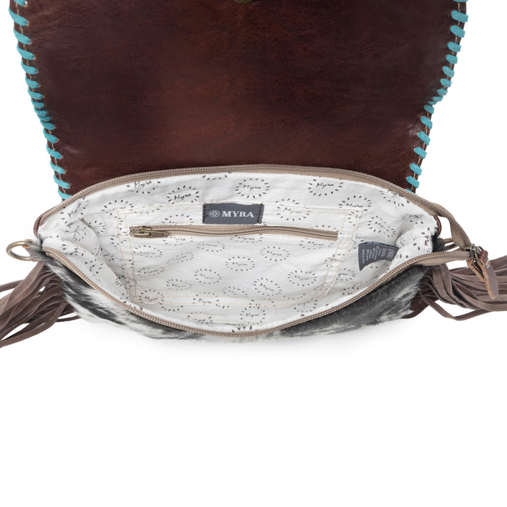 Wild West Boho Leather & Hairon Bag
