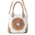 Burnished play Hand-Tooled Bag