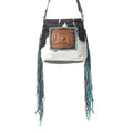 Sapphire Crown Hand-Tooled Bag