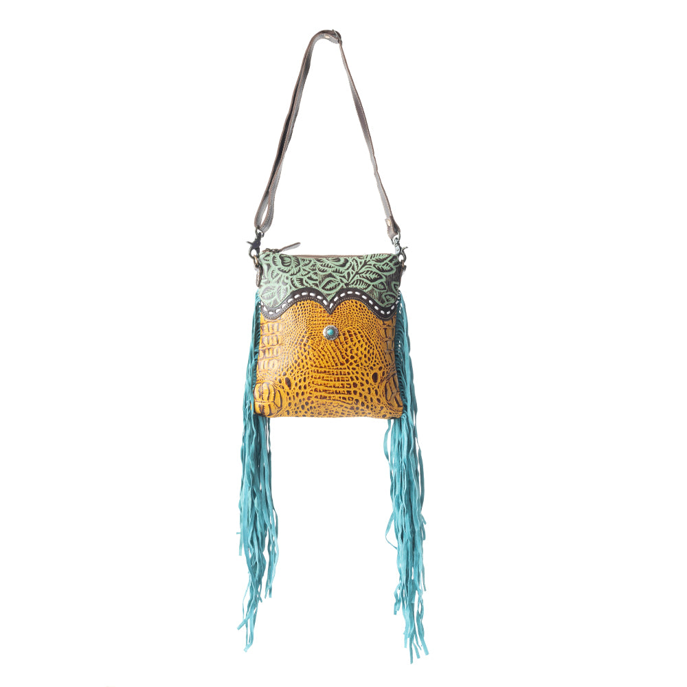 Tale'S Gem Leather & Hairon Bag