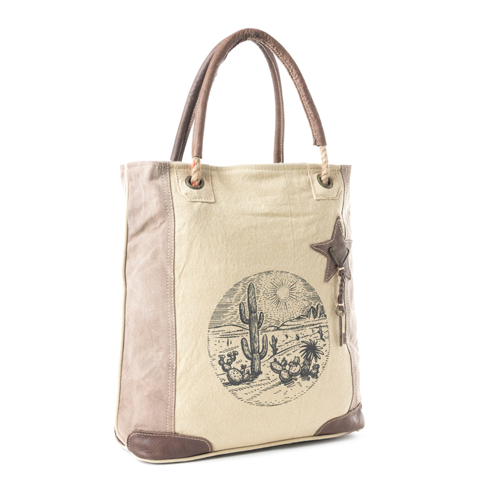 Sepia Aster Tote Bag