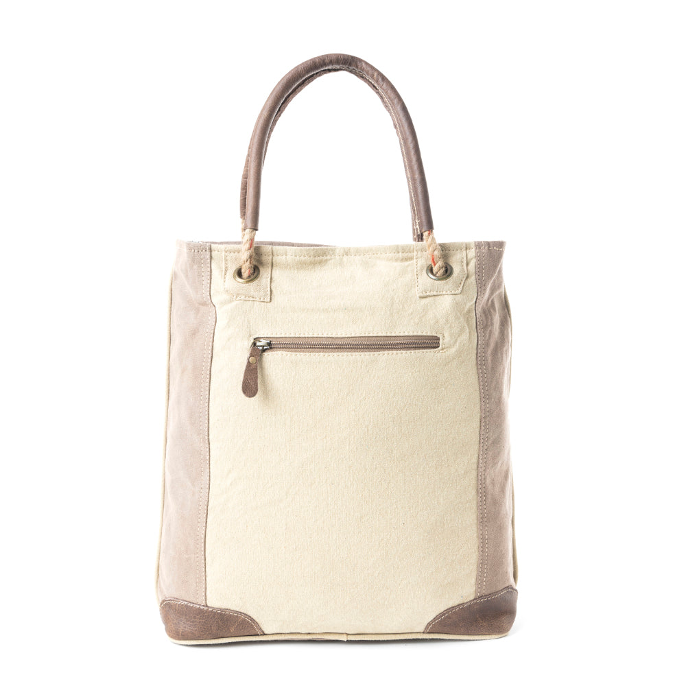 Sepia Aster Tote Bag