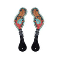 HEELS ON SPUR STRAP