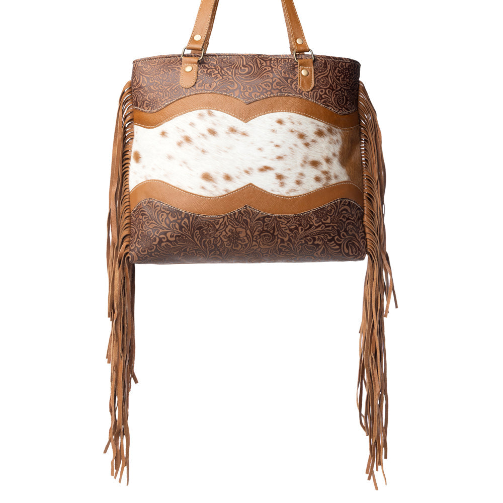 Infinity Leather & Hairon Bag