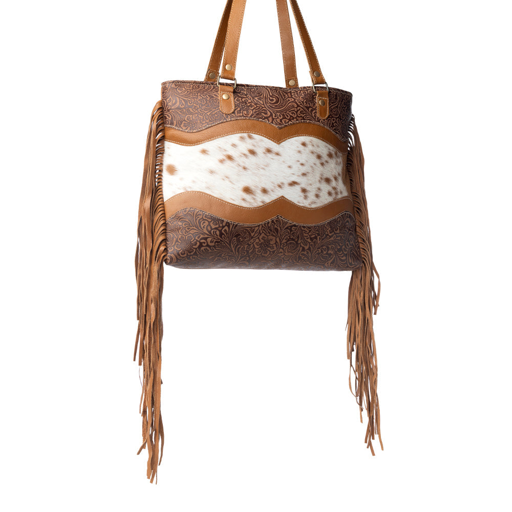 Infinity Leather & Hairon Bag