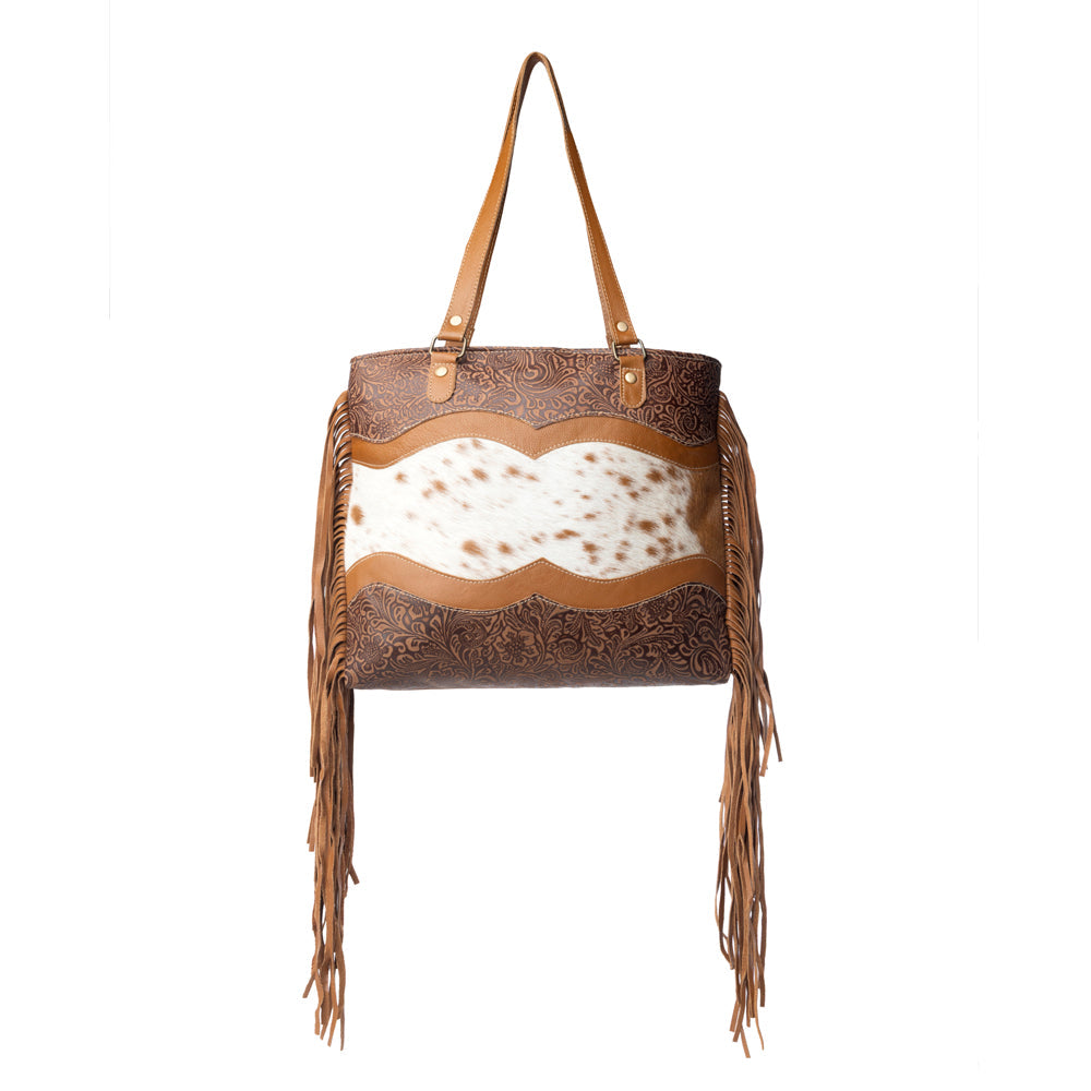 Infinity Leather & Hairon Bag