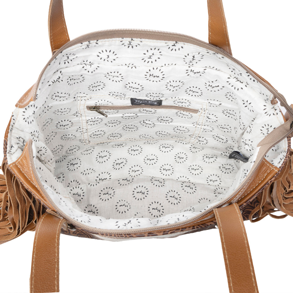 Infinity Leather & Hairon Bag